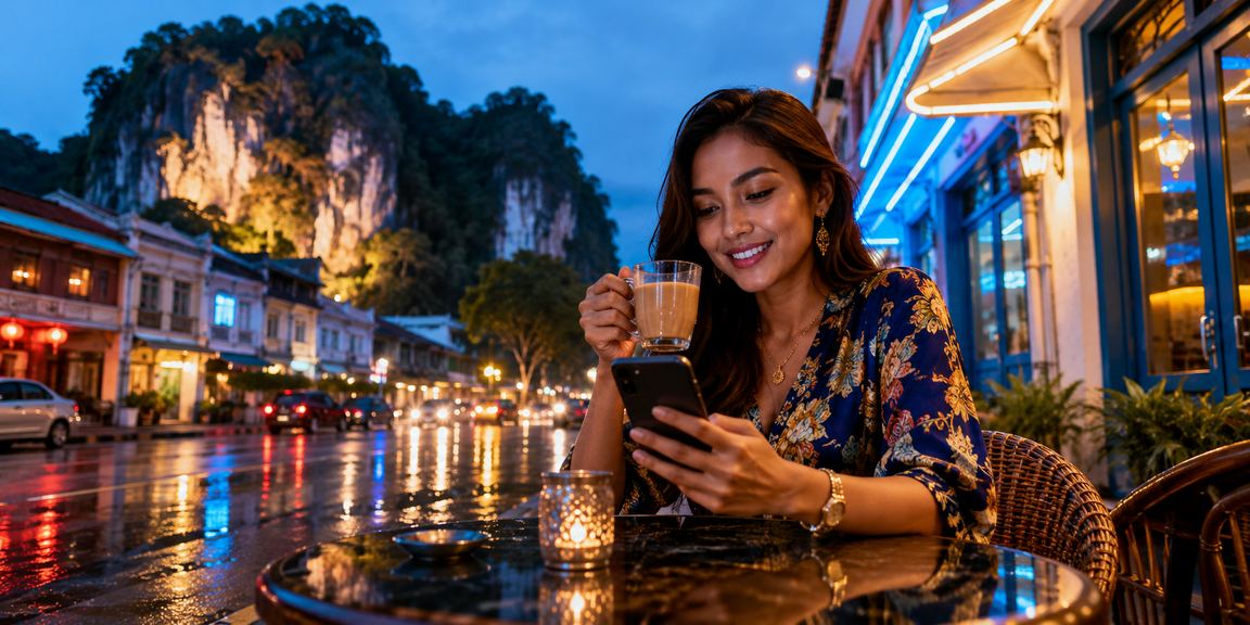 Pengguna di Ipoh mendaftar akaun baharu untuk menikmati permainan loteri dan bonus di 3420